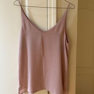 Pink camisole
